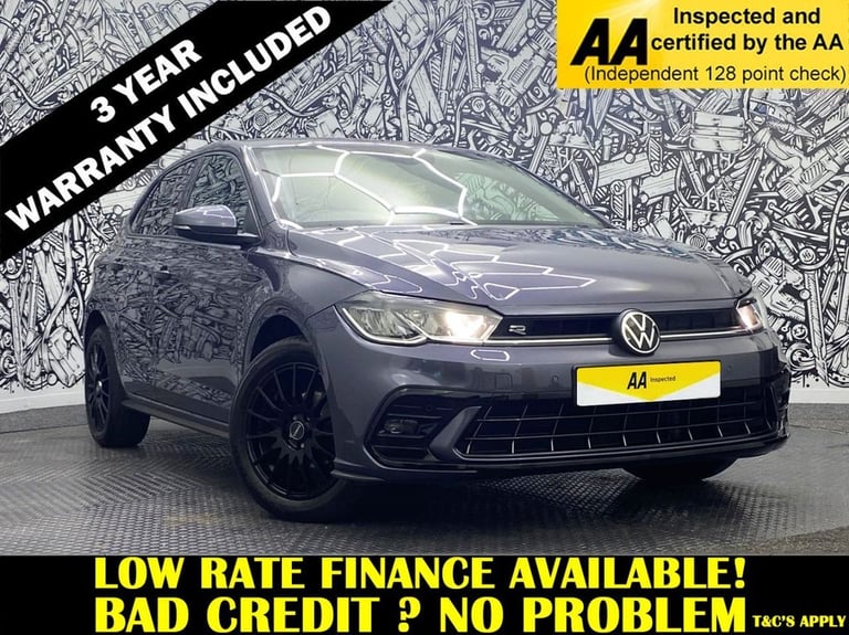 2022 Volkswagen Polo 1.0 TSI R-Line Hatchback 5dr Petrol Manual Euro 6 (s/s) (95 ps) Hatchback Pe...