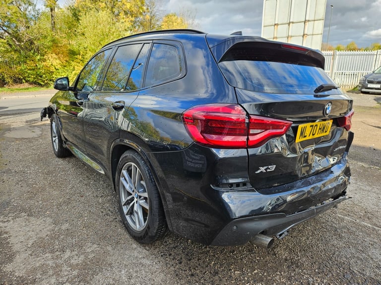 2020 70 BMW X3 xDrive20d MHT M Sport 5dr Step Auto Damaged Salvage
