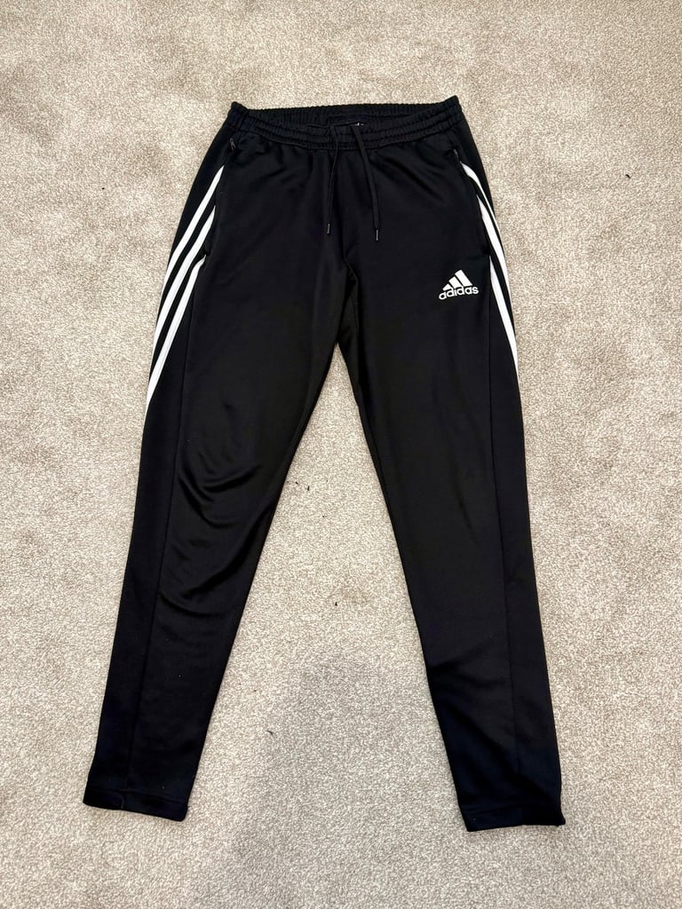 image for adidas performance black climalite training joggers/tracksuit bottoms, M