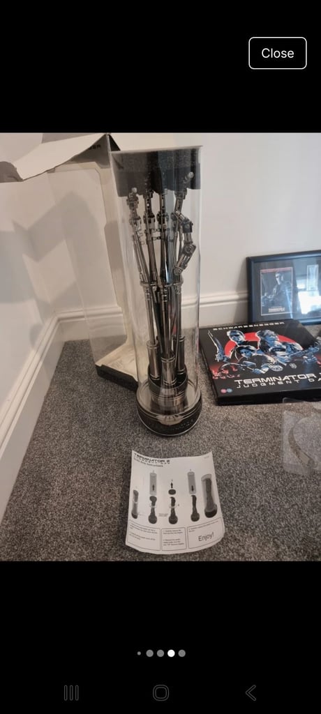 Terminator 2 end arm RARE ! w/ 4k , 3d  ,vinyl 3d 