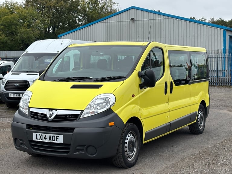 2014 Vauxhall Vivaro 2.0CDTI 115PS Minibus 9 Seater 2.9t Long Wheel Base Minibus Diesel Manual