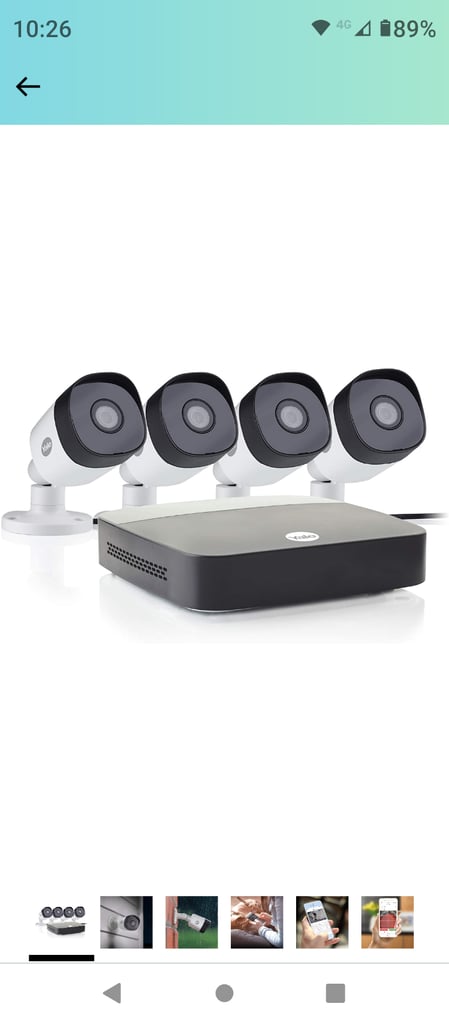 image for BRAND NEW IN BOX YALE SMART HOME CCTV HOME XL KIT SECURITY SYSTEM COST £299 FROM AMAZON
