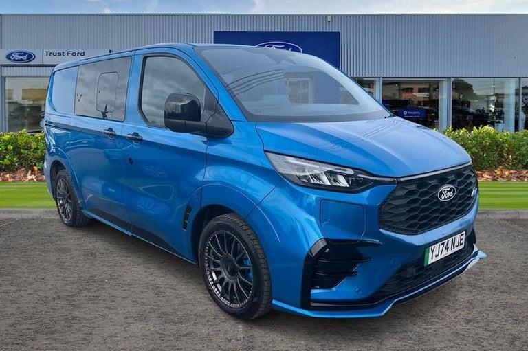 2024 Ford E-Transit 320 MSRT AUTO L1 SWB Double Cab In Van RWD 210kW 65kWh Low Roof, DIGITAL RE C...