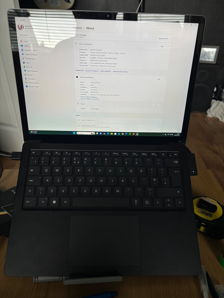 image for Microsoft surface book touch screen laptop 4 series 11 boxed as new 