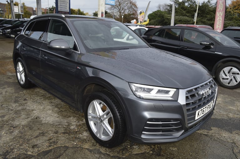 2018 Audi Q5 2.0 TDI Quattro S Line 5dr S Tronic AUTO SAT NAV HALF LEATHER EURO 6 ESTATE Diesel A...