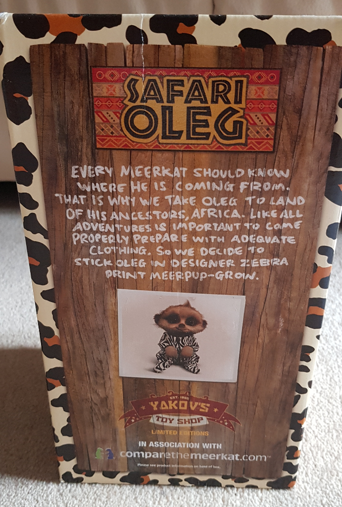 Meerkat Safari Oleg Collection Soft Toy.