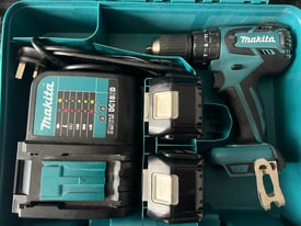 Makita DHP459SFE 18V Combi Drill with 2x3ah Batteries 