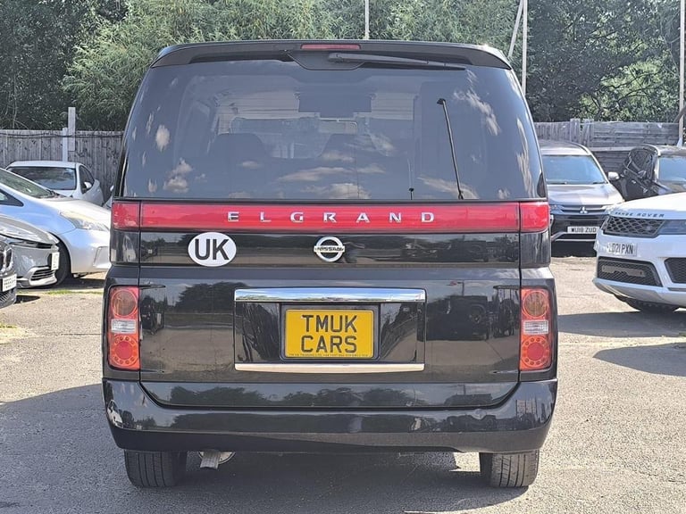 2008 Nissan Elgrand 2.5 Petrol 8 Seats Automatic Camper Van Roof LED TV ULEZ Free MPV Petrol Auto...