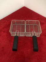 Ace 10 Litre Twin Pack Chip Fryer Baskets *BRAND NEW*