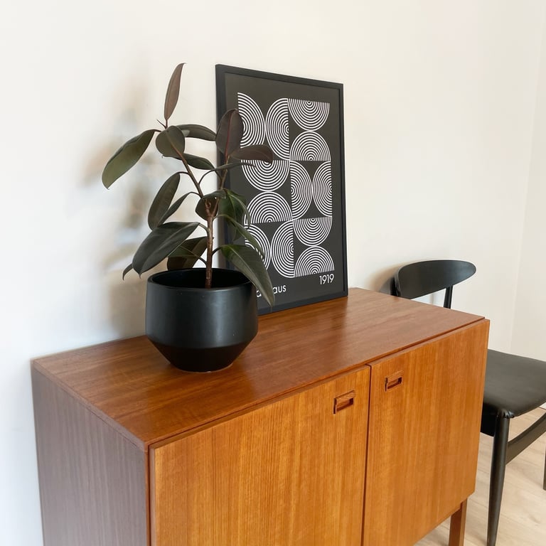 Mid century teak sideboard / record cabinet / TV unit in Danish style