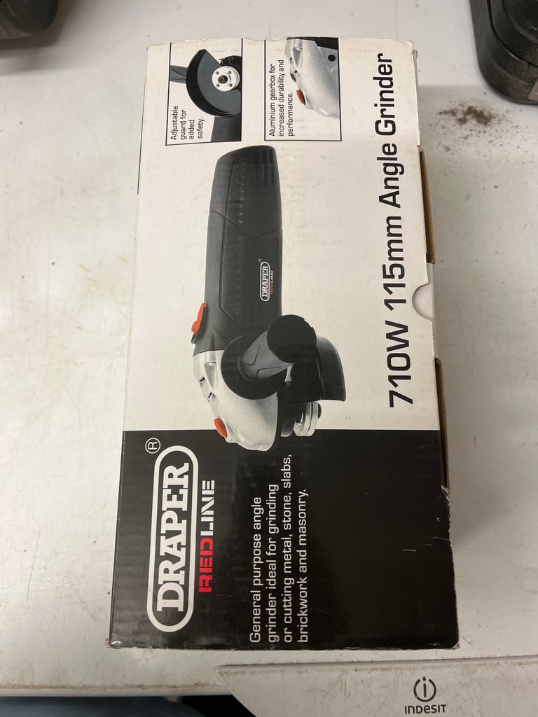 image for Draper Angle grinder. 710W 115mm
