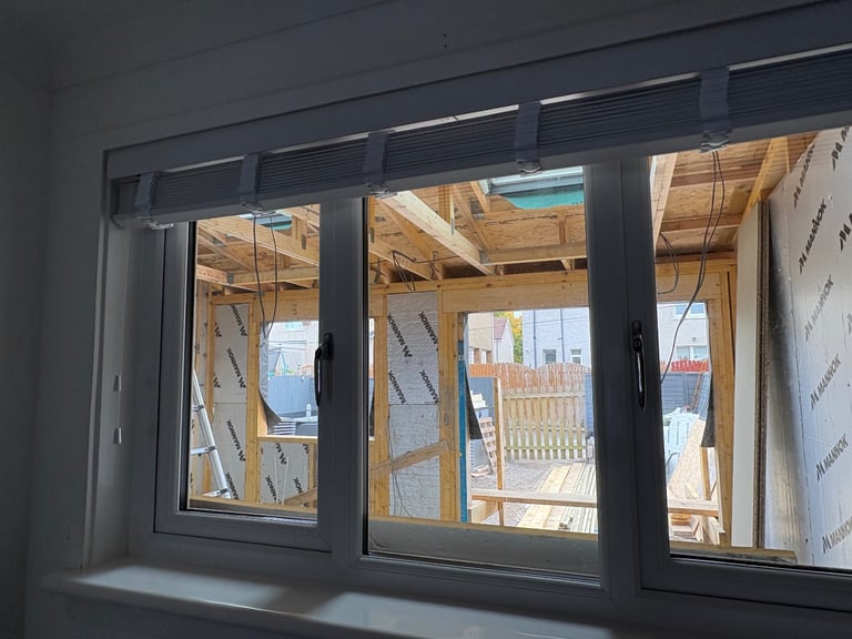 Window - white UPVC double opening 1.7mx1.7m