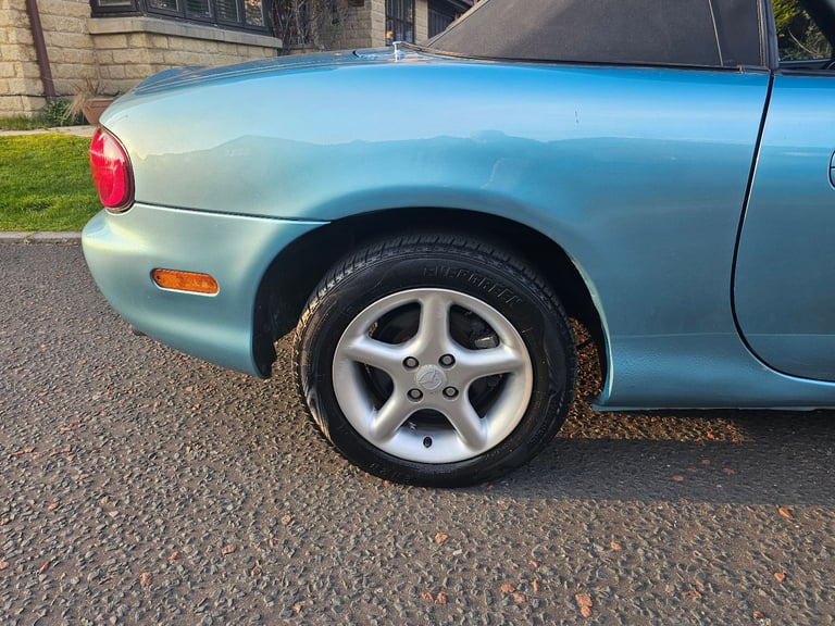 ★MAZDA MX-5 1.8-vvt ★50,000 MILES! STUNNING EXAMPLE! RARE CRYSTAL BLUE COLOUR MX5 ROADSTER 146BHP 