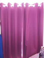 2 x sets blackout eyelet curtains from Dunelm - dark pink