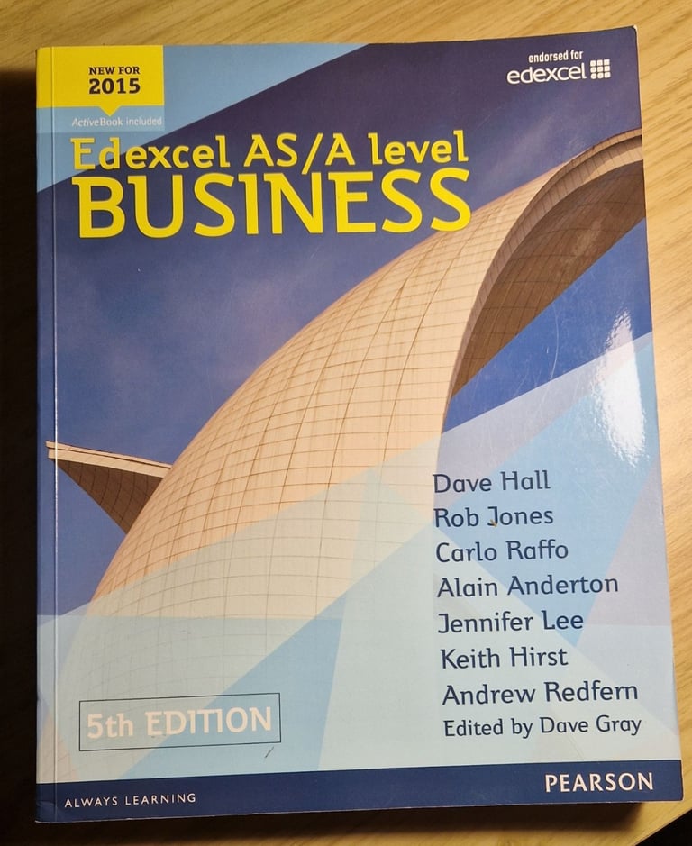 image for Edexcel AS/A Level Business 5th edition textbook