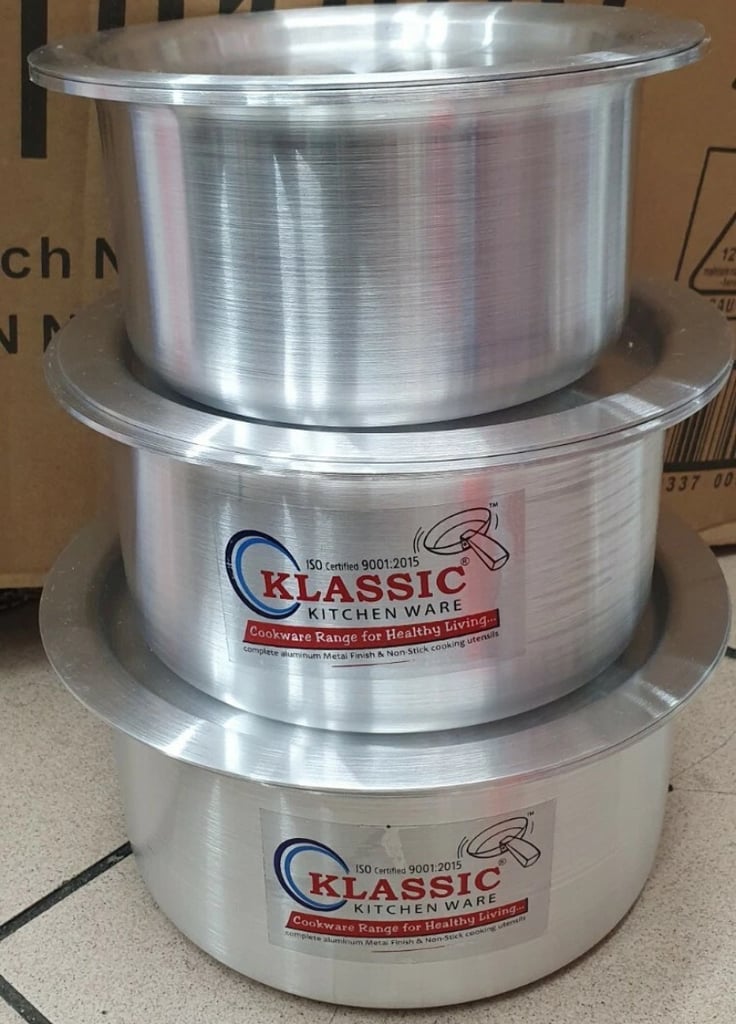 image for 3 pcs xxl pot 50litre for rice and stock