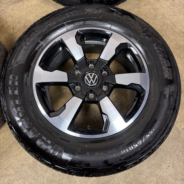 18'' GENUINE VW AMAROK 2024 DELIVERY MILES ALLOY WHEELS TYRES ALLOYS RANGER 6X139.7