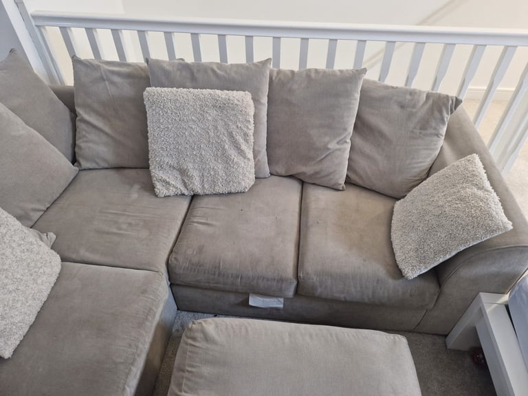 Beige sofa club sofa