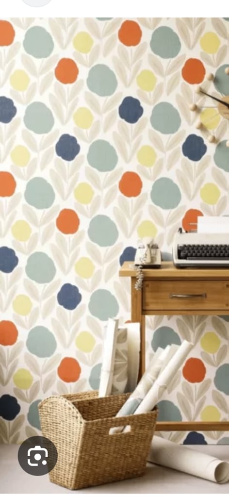 image for Laura Ashley Serena wallpaper 3 x rolls new and unopened 