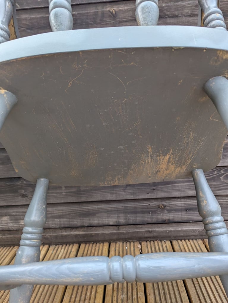 For Sale a pair of Solid oak Captain's Chairs