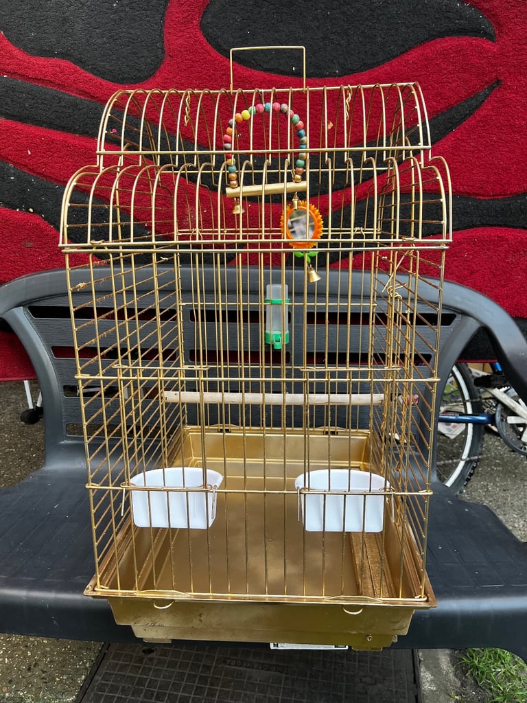 Gold Bird Cage