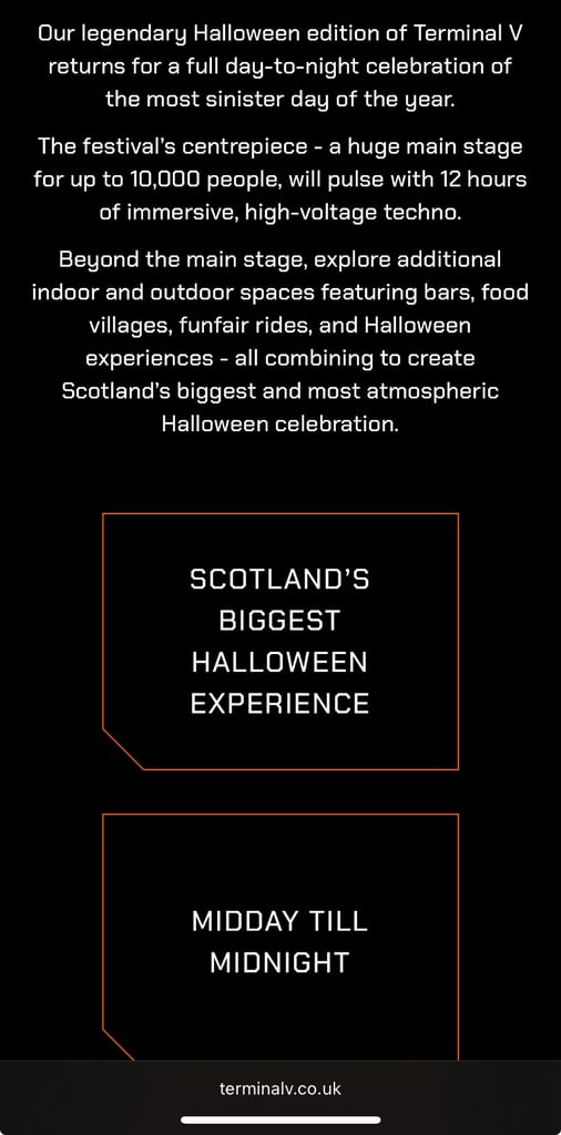 Terminal V Halloween 