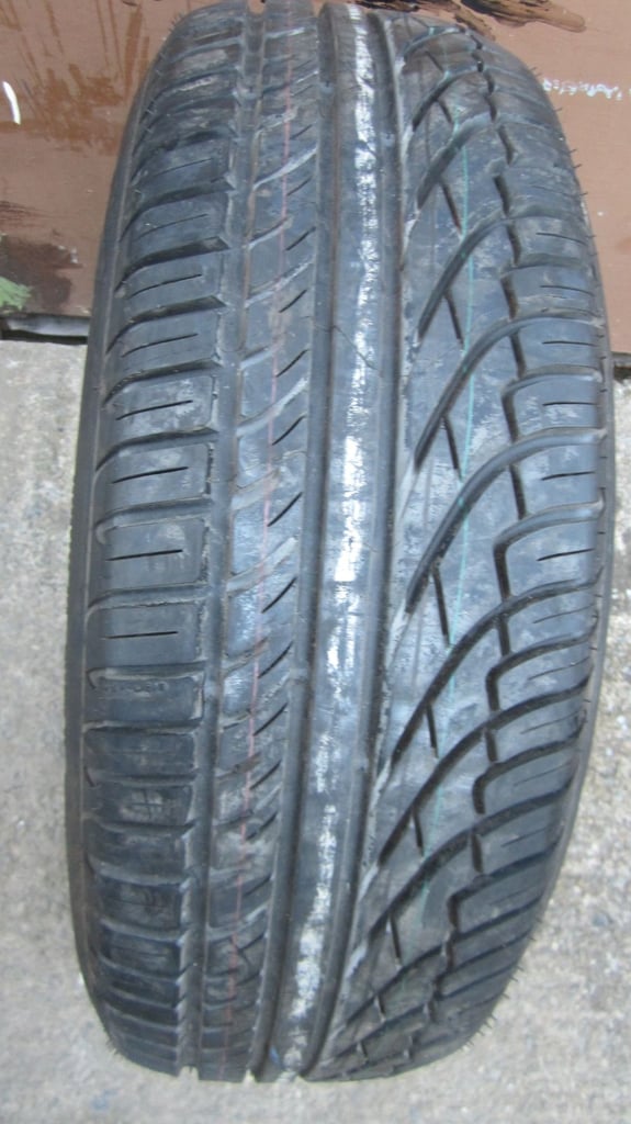 Various selection of car tyres