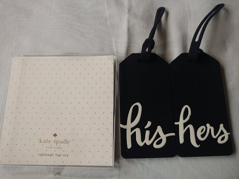 New Kate Spade His & Hers Luggage Tag Set | in Clapham, London | Gumtree