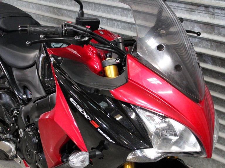 2018 18 SUZUKI GSX-S1000F GSXS 1000 F ABS RED BLACK HPI CLEAR 21K NEW MOT 