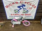Apollo Twinkles 14” Wheel Girls Bike, Refurbished, Excellent Condition