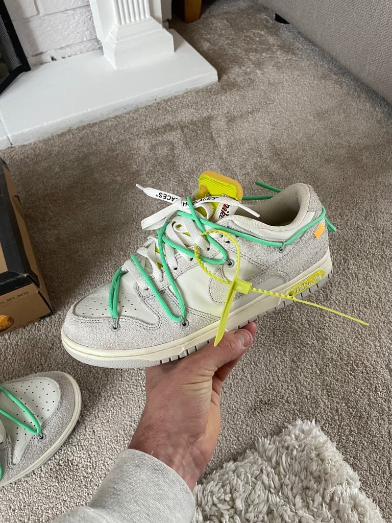 Nike dunk off-white 100% authentic og box 