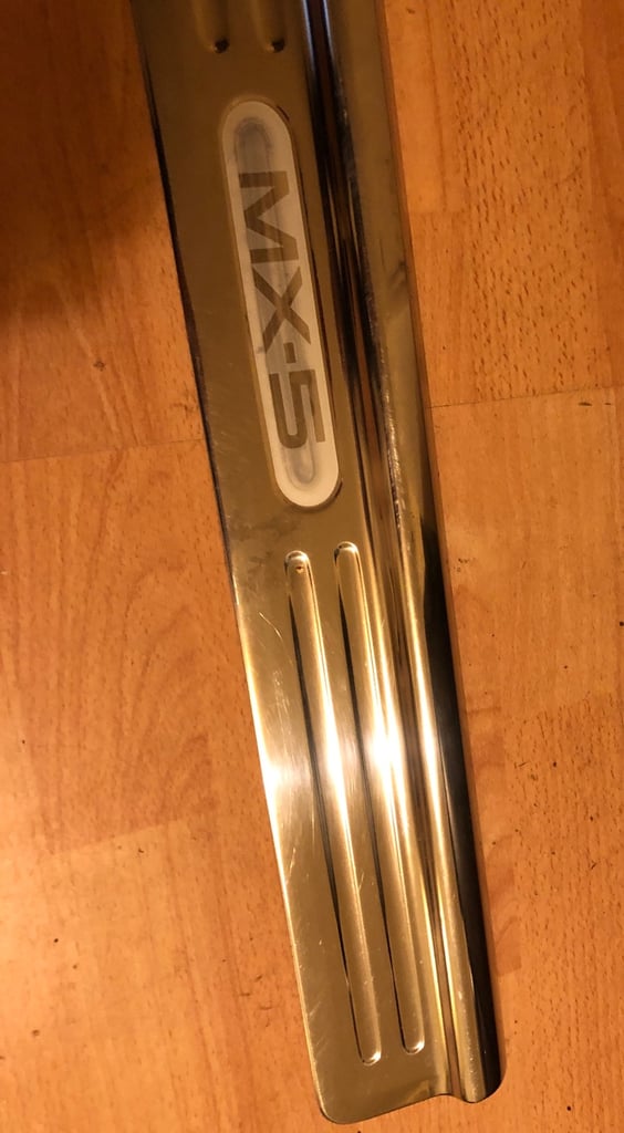 MX5 mk2 Mazda chrome door sill cover