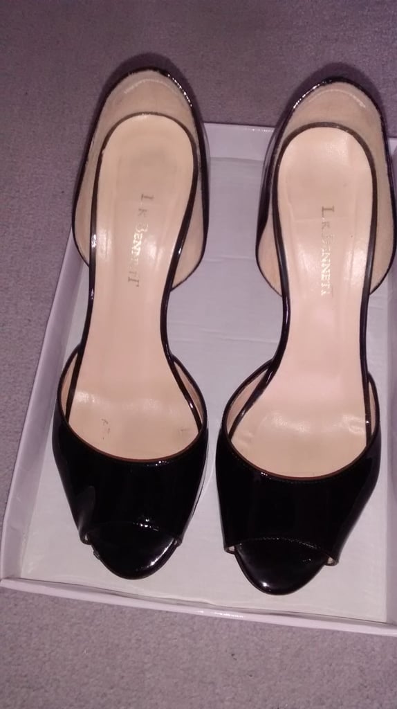 image for LK Bennett patent leather shoes