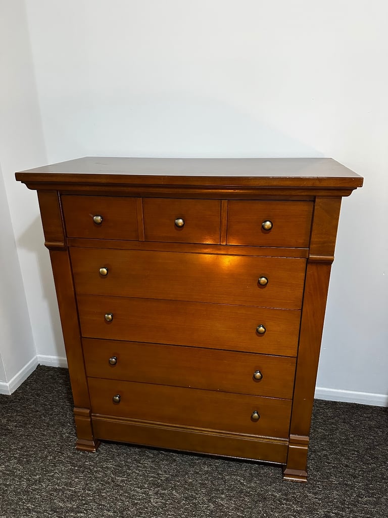 And so to bed chest of drawers 