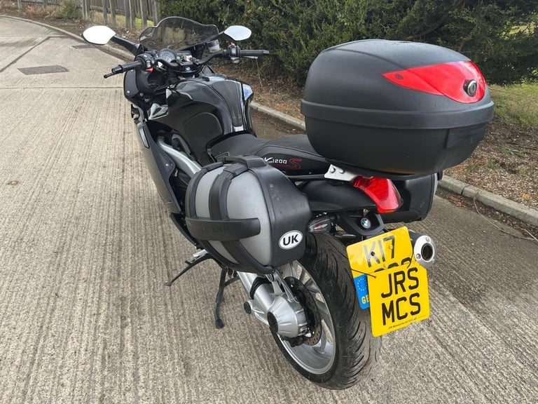 2007 07 BMW K1200S K 1200 S K1200 SPORTS TOURING CLEAN BLACK NEW MOT LUGGAGE