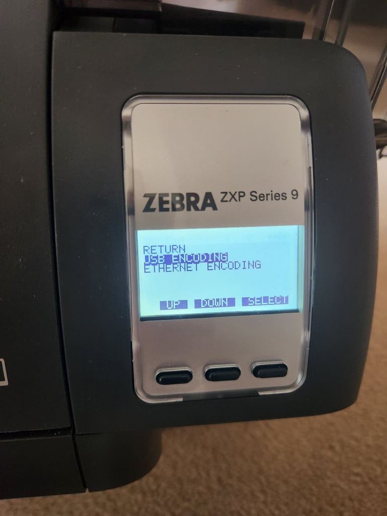 Zxp series 9 dual sided card printer