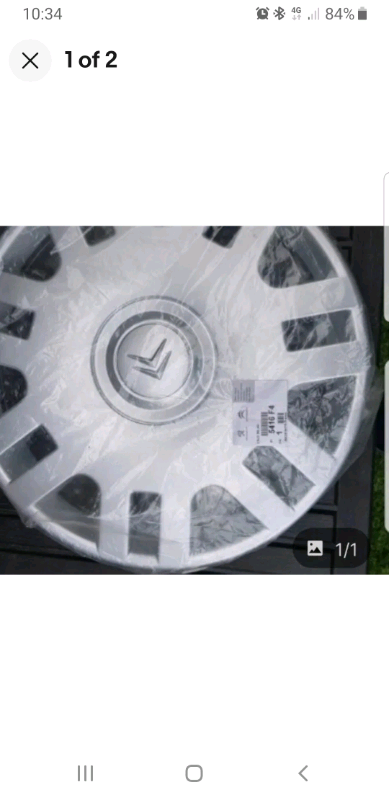 Genuine Citroen C3, 2002 to 2006 Wheel trim 