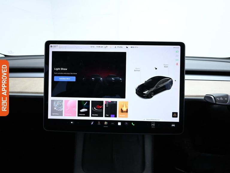 2021 Tesla Model 3 Standard Range Plus Saloon 4dr Electric Auto RWD (241 bhp) Saloon ELECTRIC Aut...