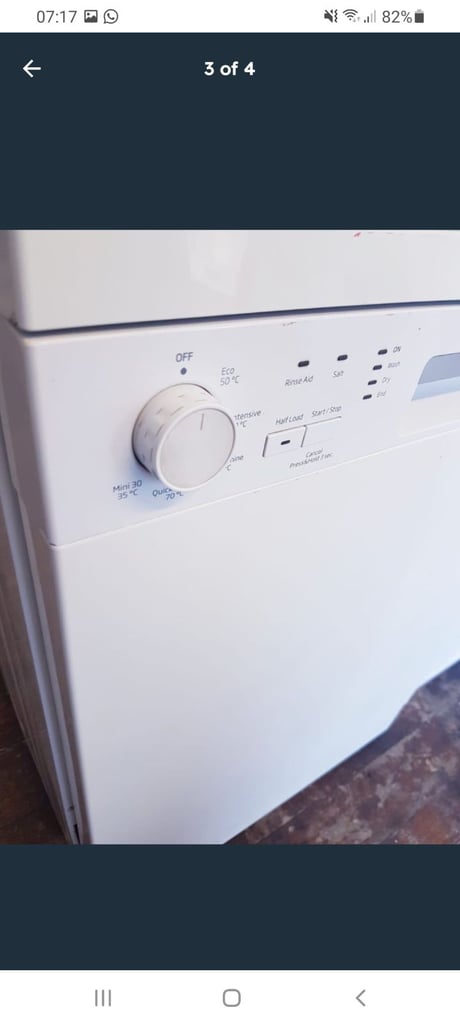 Beko white full size dishwasher free delivery could connect it 