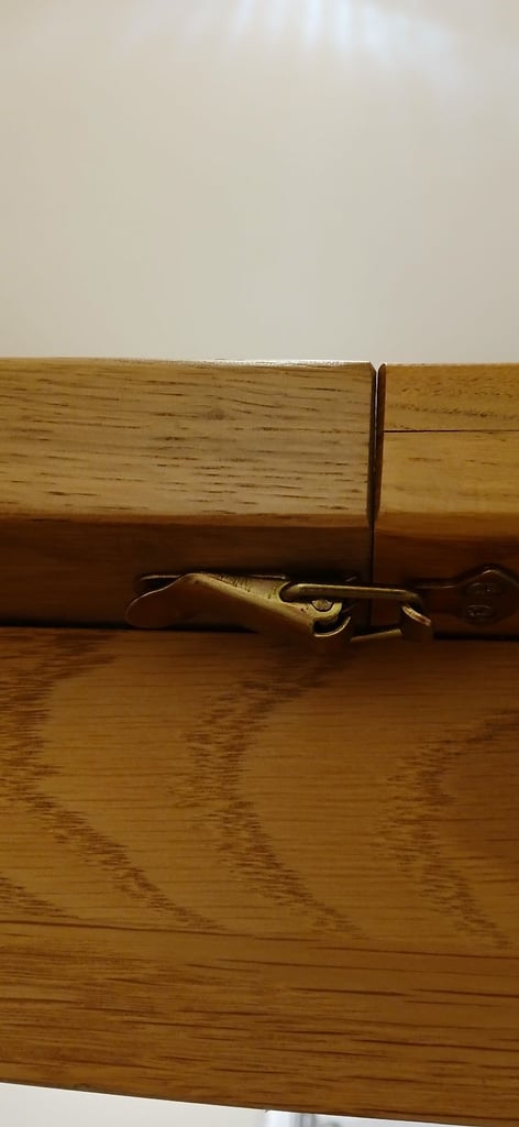 Solid wood dining extending dining table  