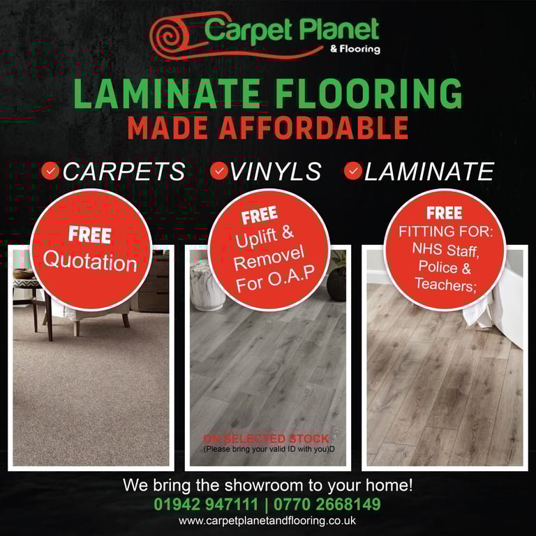 image for Laminate flooring - Supply and fit