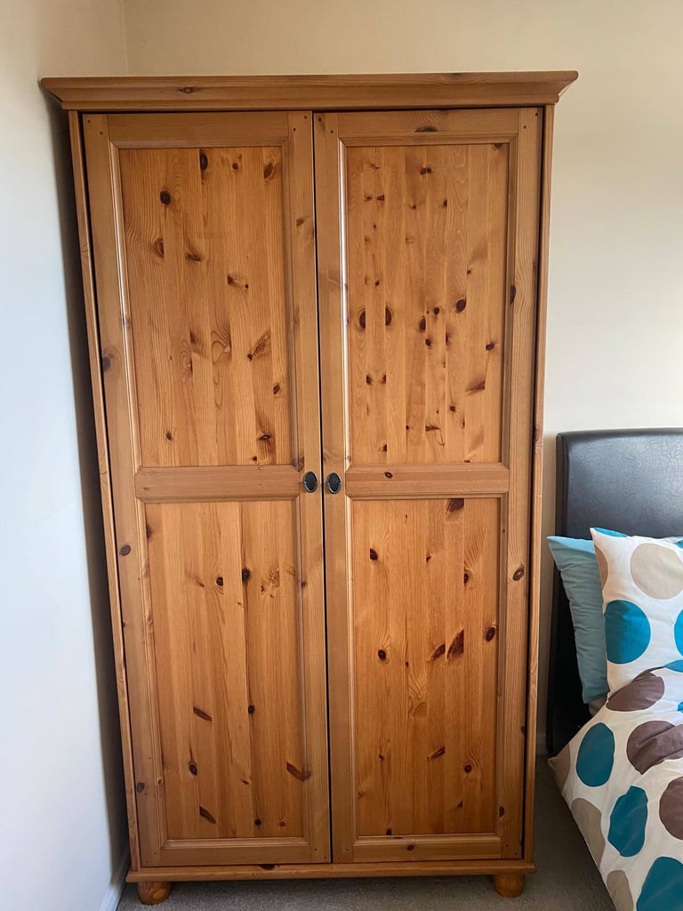 image for Pine wood wardrobe for sale 