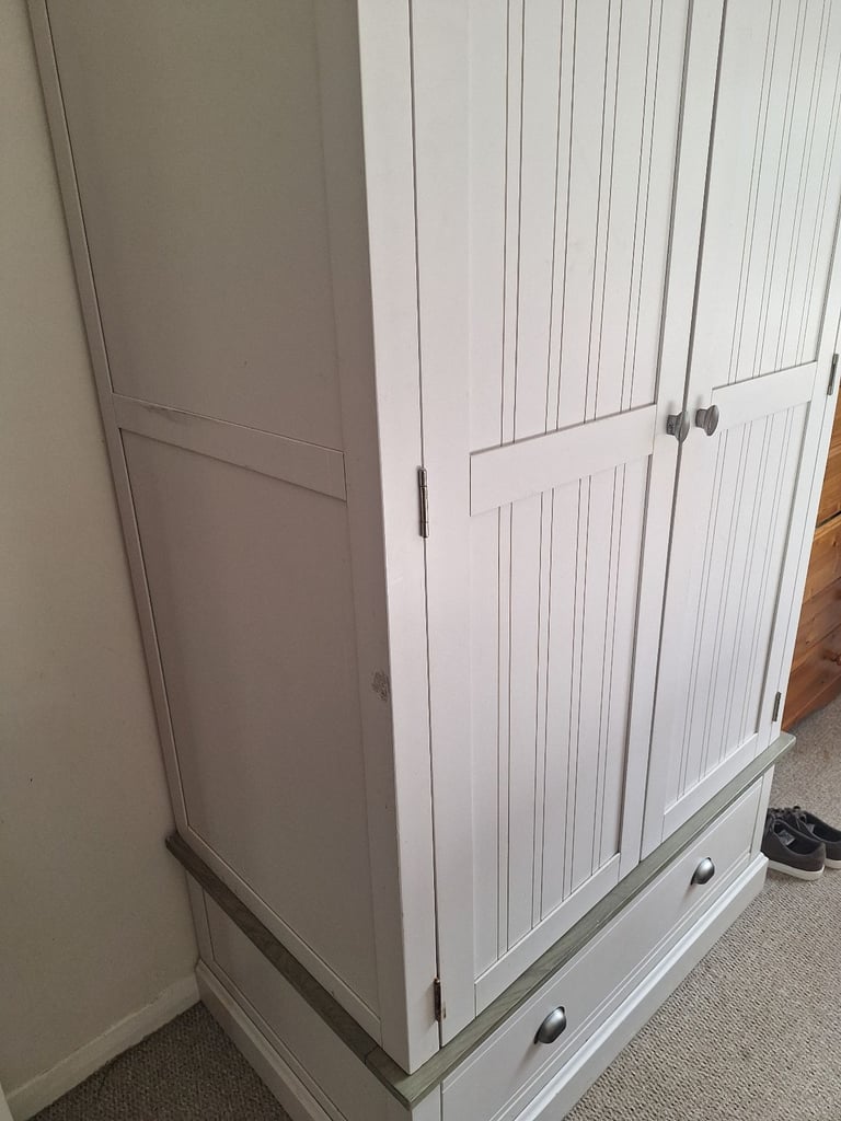 Large solid wood wardrobe
