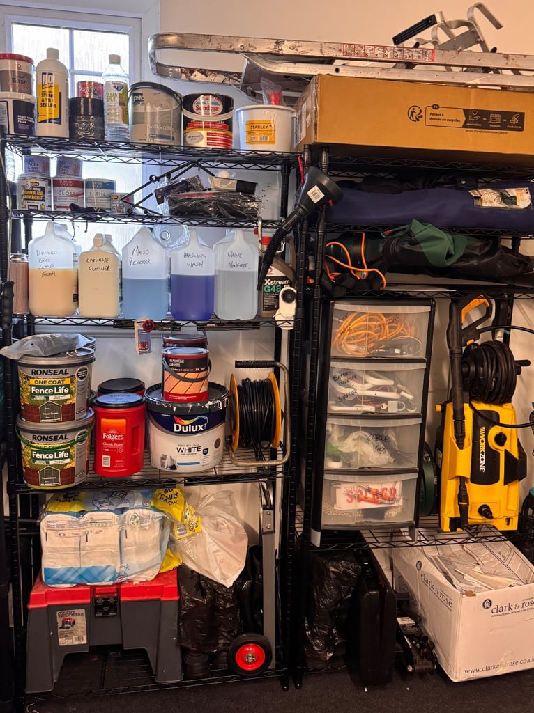 Metal Shelving units x2 