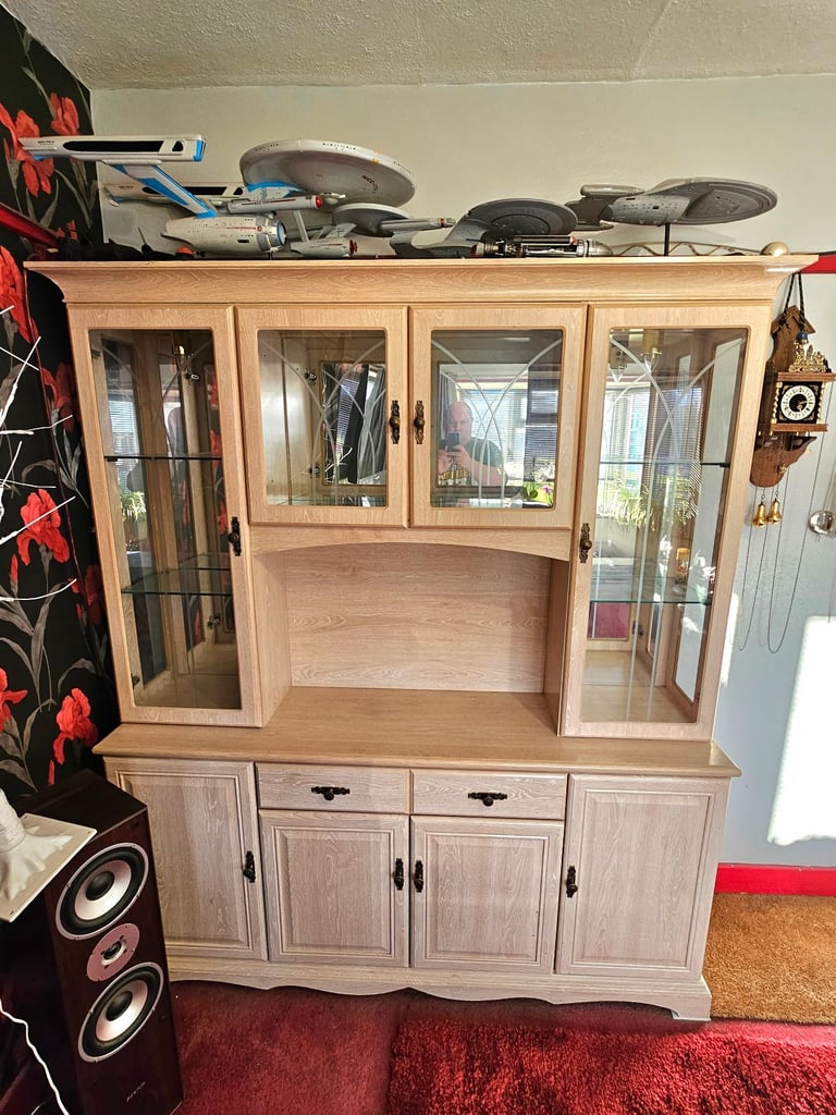 image for large display cabinet with electric lighting