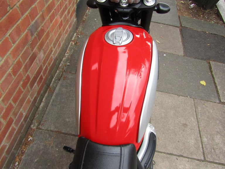 DUCATI SCRAMBLER 800  FULL SERVICE , ONE PREVIOUS OWNER ,VERY LOW MILES