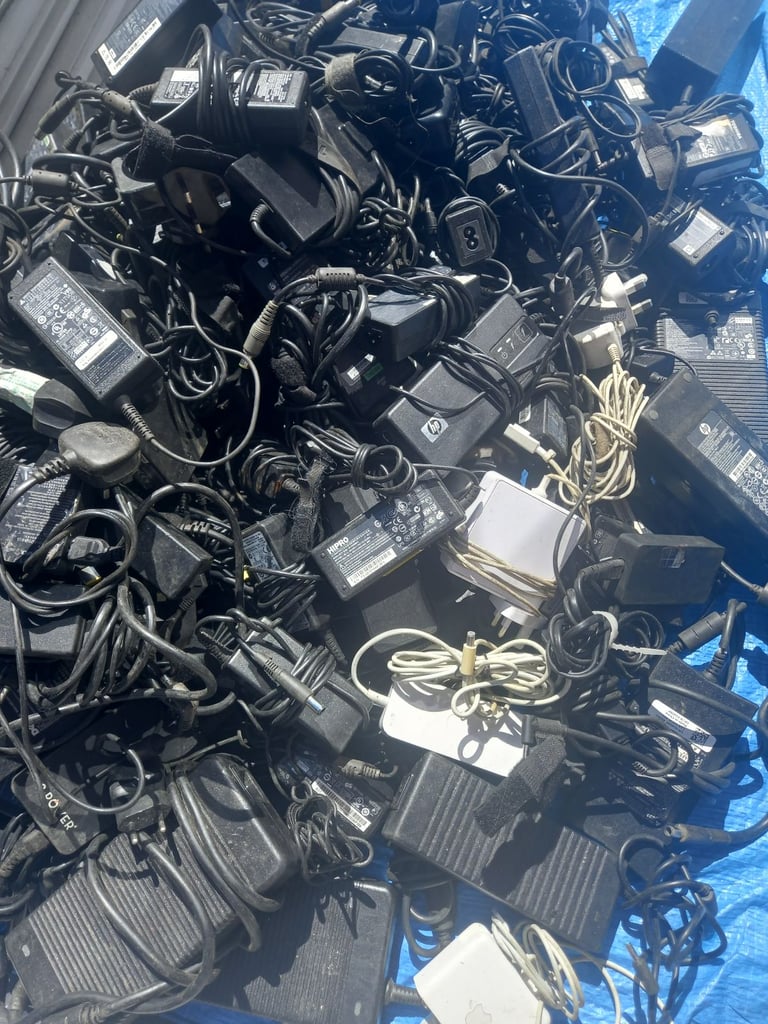 image for wholesale job lot 200 mix model laptop charger ready to go or export