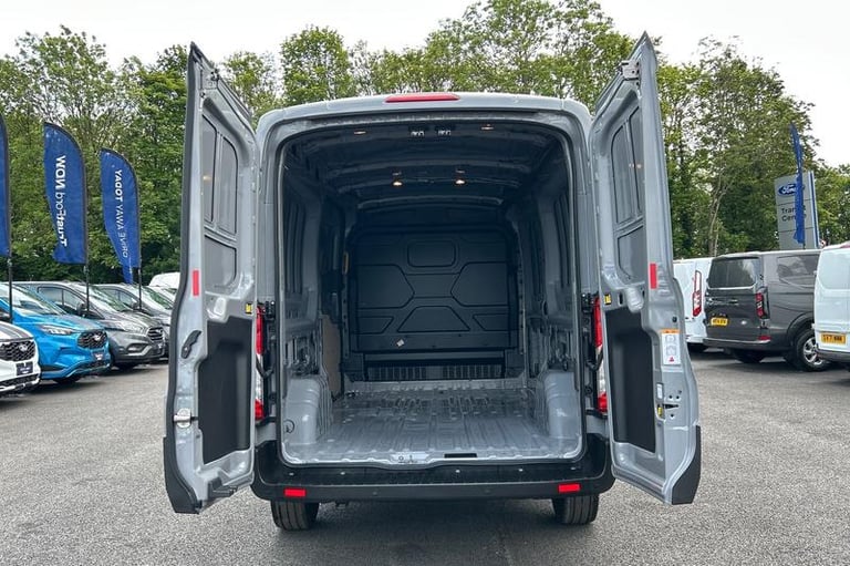 2024 Ford Transit 350 Leader L3 H2 LWB Medium Roof FWD 2.0 EcoBlue Hybrid 130ps, LANE DEPARTU Pan...