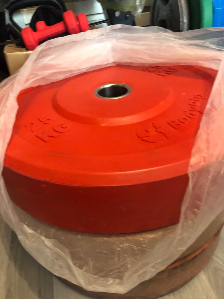25kg single Olympic bumper weight plate 