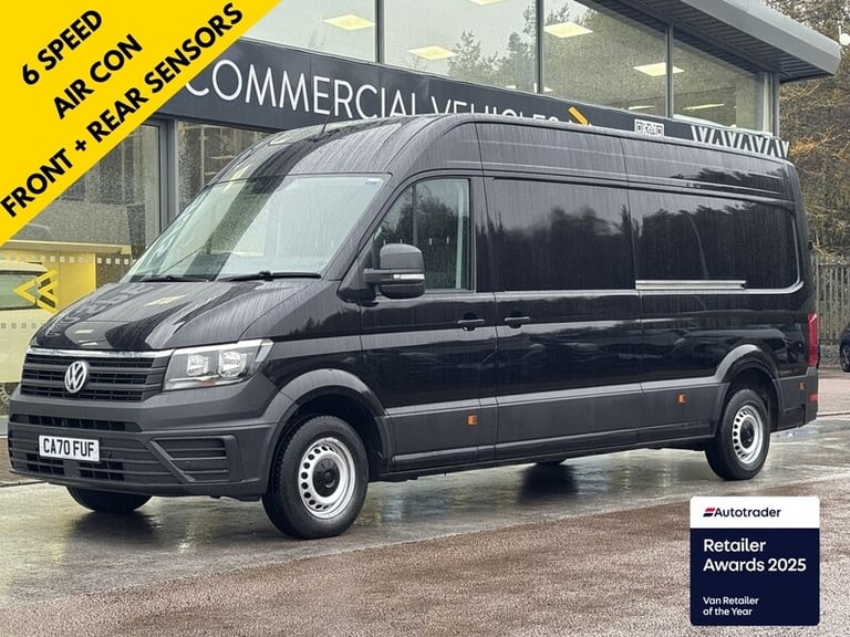  Volkswagen Crafter TDI 140PS CR35 Startline FWD L3 H2 Euro 6 with Air Con, Bluetooth, Front +  P...